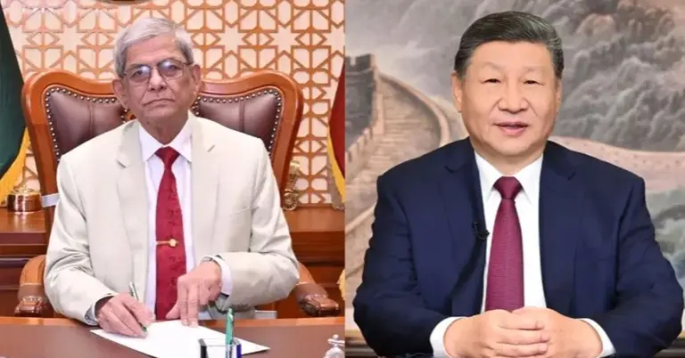 রাষ্ট্রপতি মির্জা ফখরুল ও শি জিন পিং